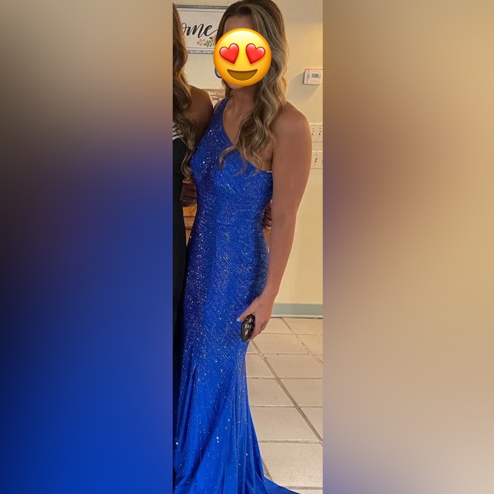 Sherri Hill one shoulder dress